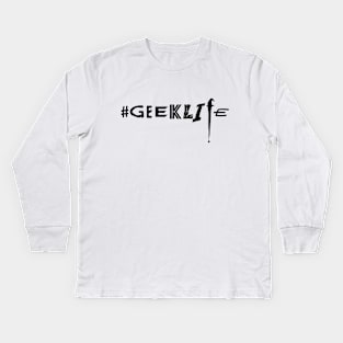 #GEEKLIFE 2 (light colors) Kids Long Sleeve T-Shirt